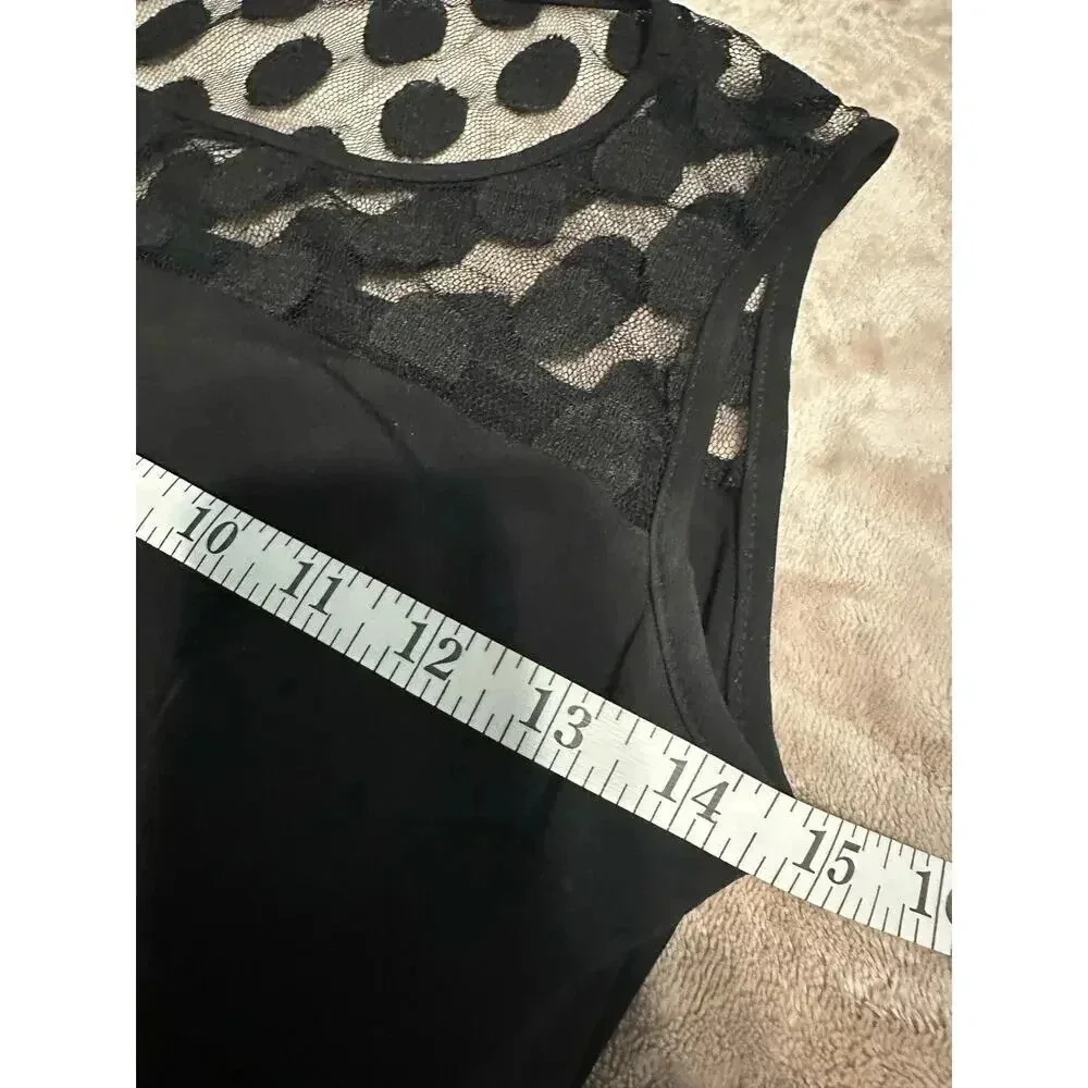 Saint Tropez West Black Dress Size 6 Cocktail Little LBD Dressy - Picture 5 of 7